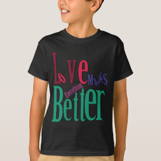 Liebe Macht Alles Besser Teenager Jungen T-Shirt