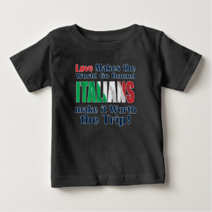 Liebe macht die Welt zum Alltag Baby T-shirt