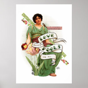 Liebe macht Dummköpfe von uns alle Poster