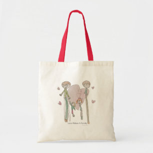 Liebe macht eine Familie durch Annika--Tasche Tragetasche