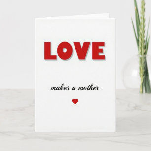 Liebe Macht Eine Mutter Karte