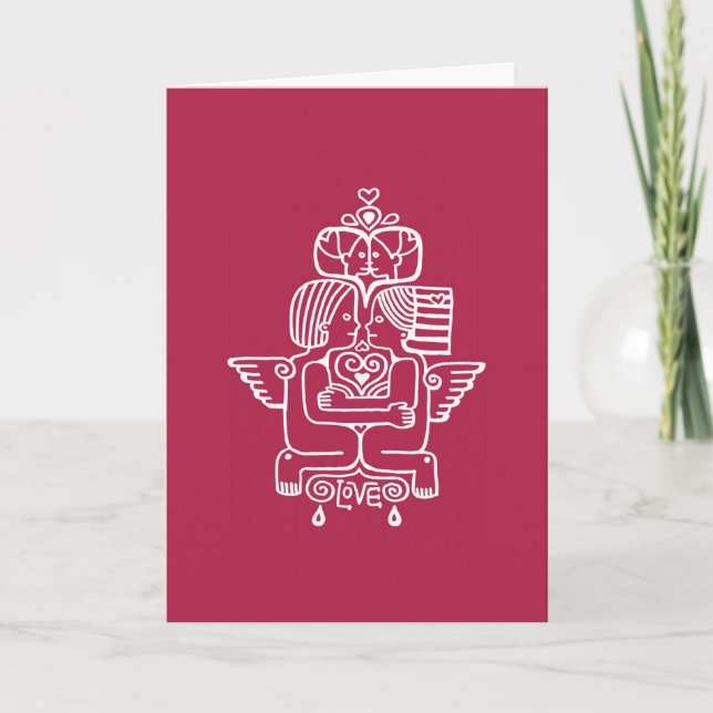 Liebe macht Fly Card Karte (Vorderseite)