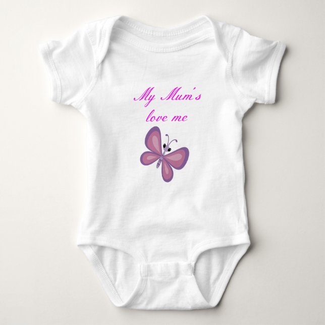 Liebe Mädchen Kleidung Baby Strampler (Vorderseite)