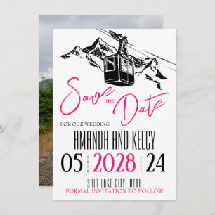Liebe Magenta Save The Date