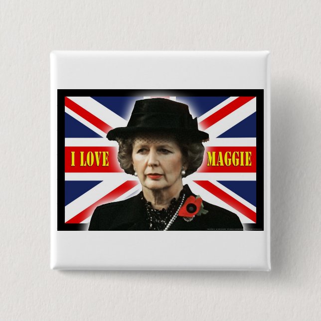 Liebe Maggie Margaret Thatcher I Button (Vorderseite)