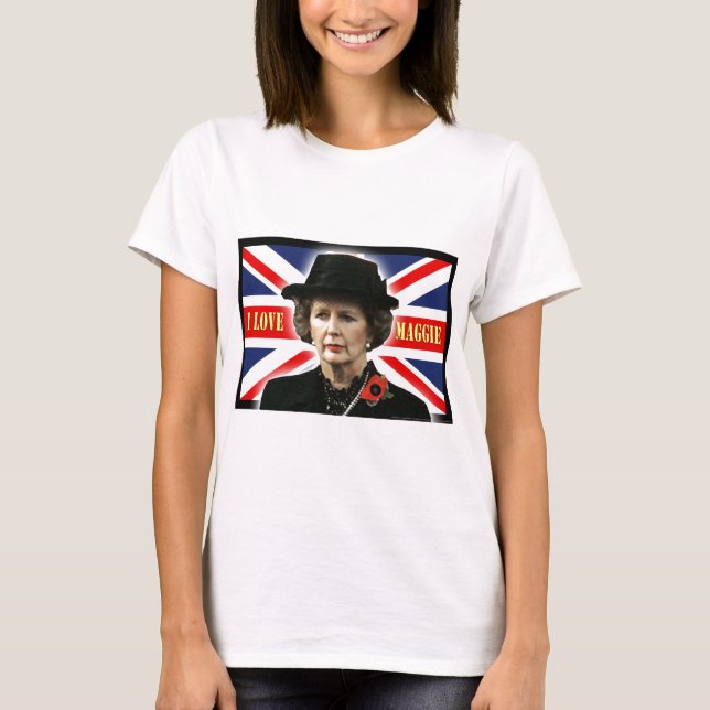 Liebe Maggie Margaret Thatcher I T-Shirt (Vorderseite)