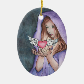 Liebe-Magie Keramikornament