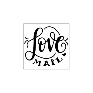 Liebe Mail-Briefmarke Gummistempel