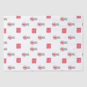 Liebe-Mail-Tissue-Papier Seidenpapier