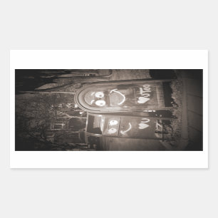 Liebe Mailboxen : Herzlich willkommen Rechteckiger Aufkleber