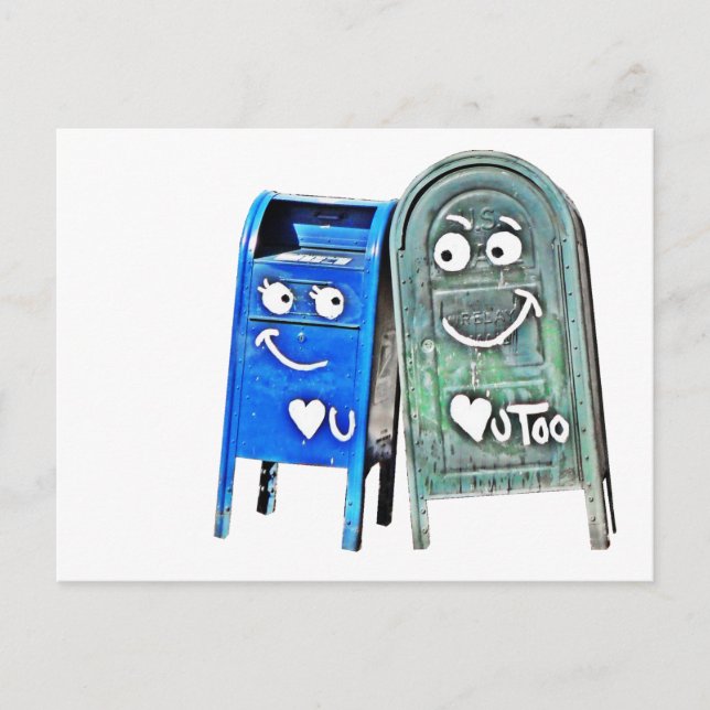 Liebe-Mailboxen : i Liebe Sie Postkarte (Vorderseite)
