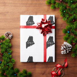Liebe Maine Geschenkpapier