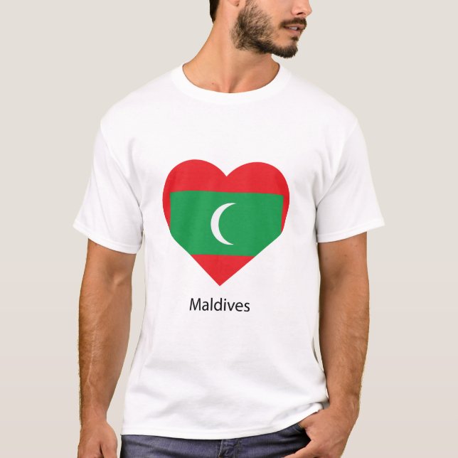 Liebe Malediven T-Shirt (Vorderseite)