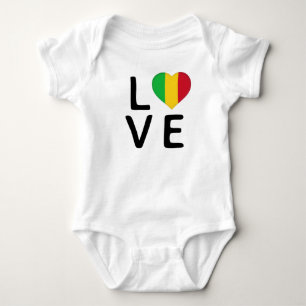 Liebe - Mali-Flagge Baby Strampler