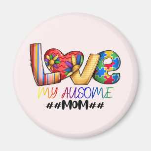 Liebe Mama Autismus Bewusstsein für stolze Mamas Magnet