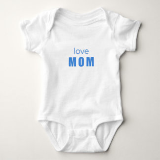 Liebe Mama Blau Neugeborenen-Body Baby Strampler