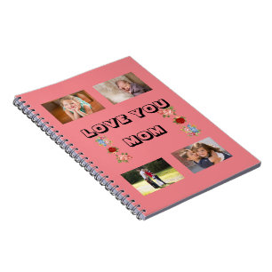 Liebe Mama Blumenvierer Rose Notizbuch De Notizblock