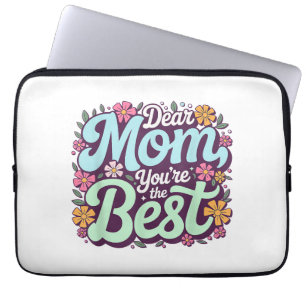Liebe Mama, du bist die beste Muttertagsblume Laptopschutzhülle