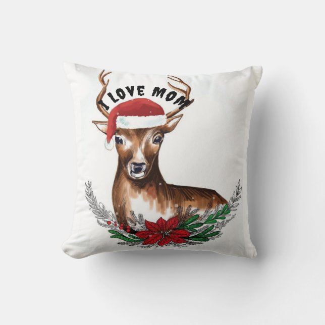 Liebe Mama Einzigartige Luxus-Kissen mit Lieben Kissen (Vorderseite)