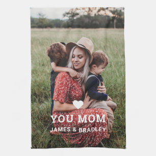 Liebe Mama Foto Namen Küche Geschenk Geschirrtuch