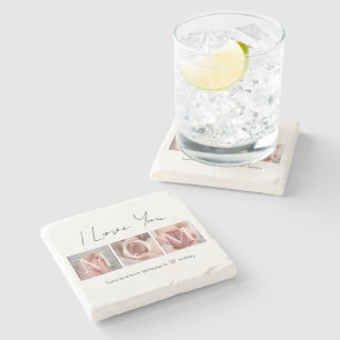 Liebe Mama Foto Steinuntersetzer