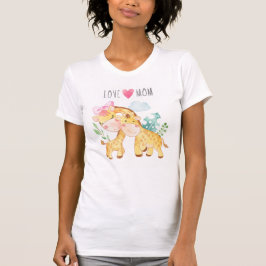 Liebe Mama Giraffen T-Shirt