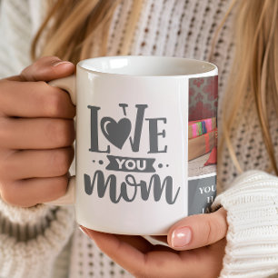 Liebe Mama Graues Muttertagsgeschenk Kaffeetasse