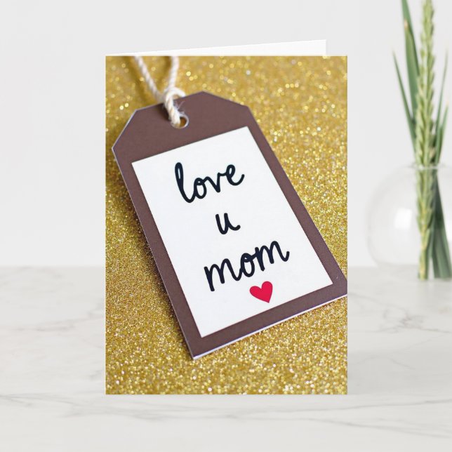 Liebe Mama Grußkarte Karte (Vorderseite)