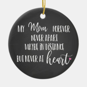 Liebe Mama hat nie ein Ferngeschenk auseinandergen Keramik Ornament