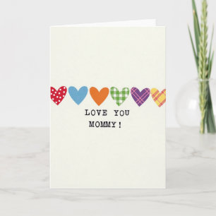 Liebe Mama Herz Karte