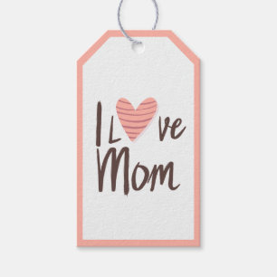 Liebe Mama Herz - Muttertagsgeschenk Geschenkanhänger
