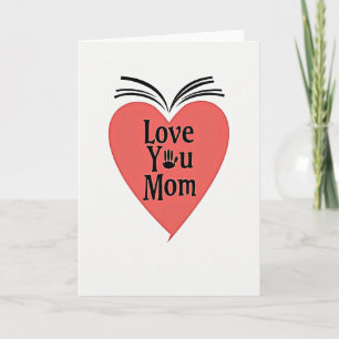 Liebe Mama Herzliche Karte
