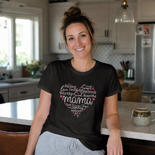 Liebe Mama Inspirierende Worte T-Shirt