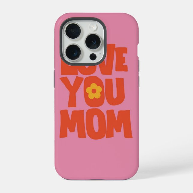 Liebe Mama iPhone Hülle (Rückseite)