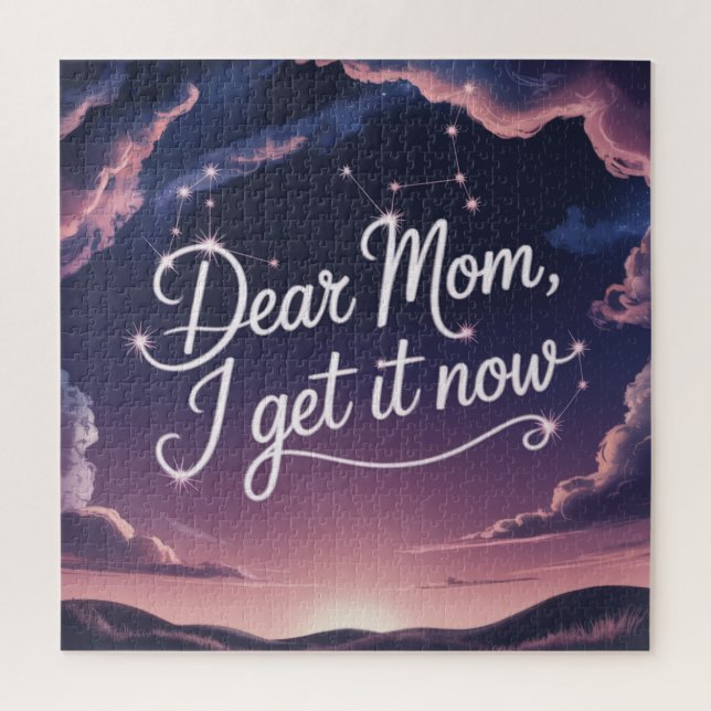 Liebe Mama, jetzt verstehe ich Puzzle (Vertikal)