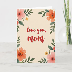 Liebe Mama Kunstkarte Karte