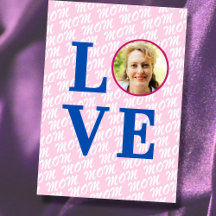 Liebe Mama, Liebe Mutter modernes, chic personalis