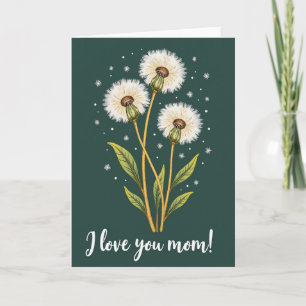 Liebe Mama Löwenzahnkarte Karte