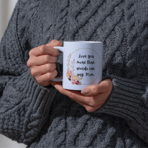 Liebe Mama modernes, süßes Muttertags-Tasse Verwandlungstasse