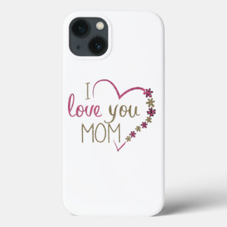 Liebe Mama Mütter Tag Herz iPhone 13 Hülle