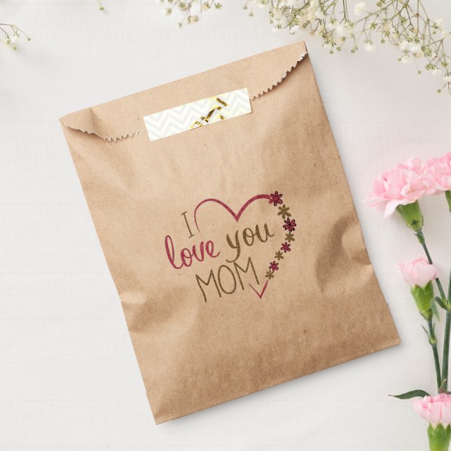 Liebe Mama Mütter Tag Herz Geschenktütchen (Versiegelt)