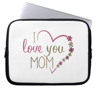Liebe Mama Mütter Tag Herz Laptopschutzhülle