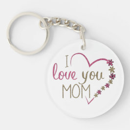 Liebe Mama Mütter Tag Herz Schlüsselanhänger