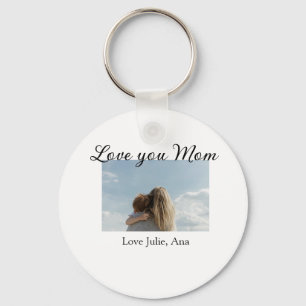 liebe mama muttertag foto name einfach schlüsselanhänger