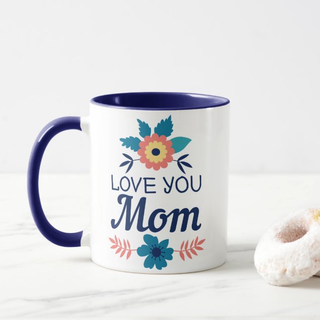 Liebe Mama | Muttertagskaffee - Tasse (Mit Donut)