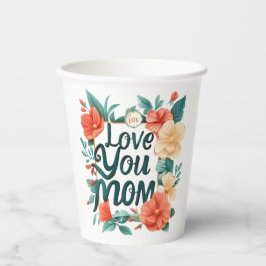 Liebe, Mama Pappbecher