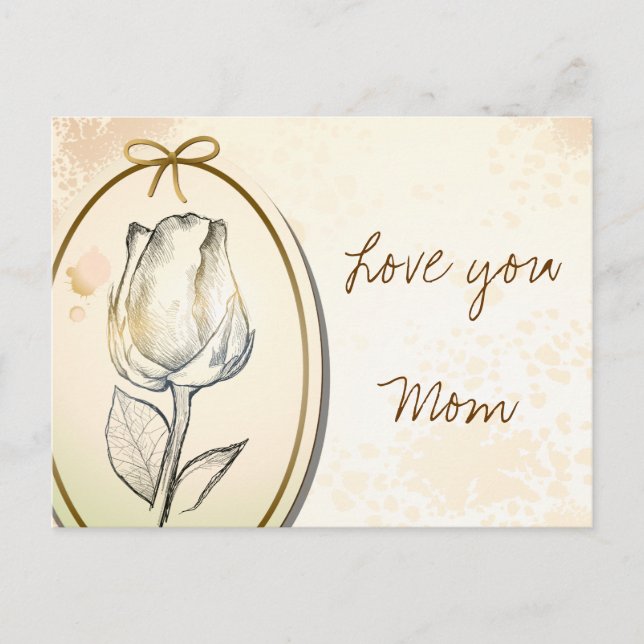 Liebe Mama, Postkarte (Vorderseite)
