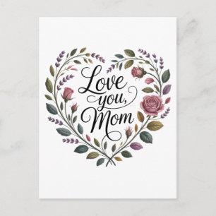 Liebe Mama Postkarte