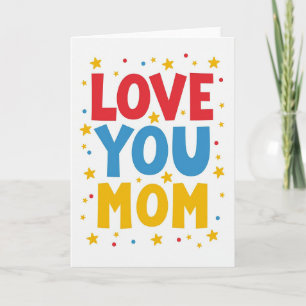 Liebe Mama Sternenkarten Karte