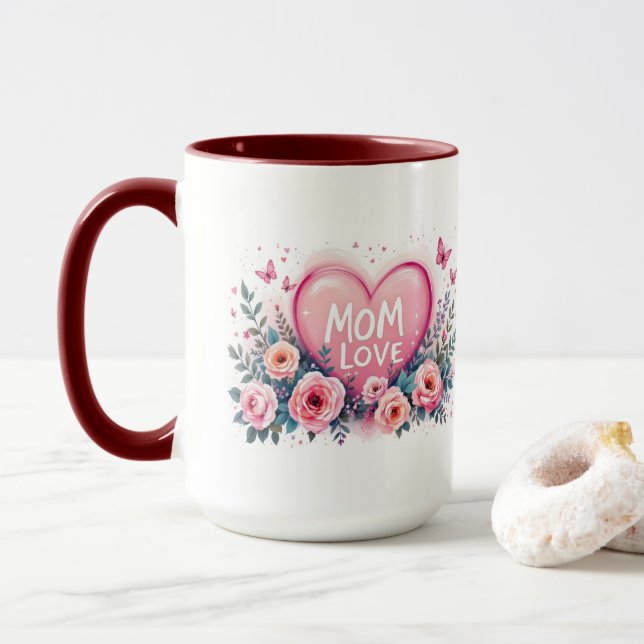 Liebe Mama  Tasse (Mit Donut)